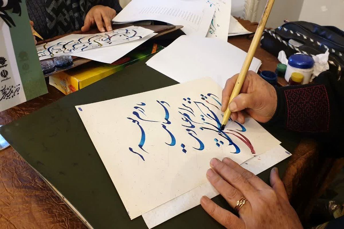 قلم خوشنویسان قزوین به گوش رسید