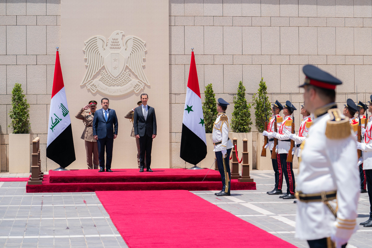 اسد در دیدار با السودانی: رابطه سوریه با عراق رابطه‌ای دیرینه است