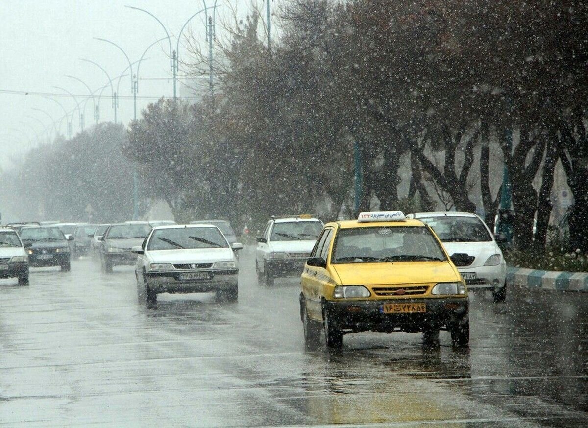 بارش برف و باران از فردا آغاز می‌شود