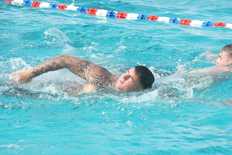 Swimming pool for heart patients