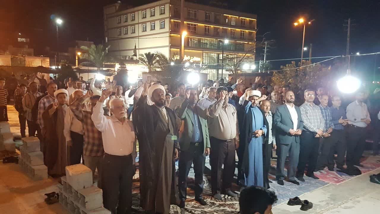 شمال استان بوشهر پیروزی «وعده صادق» را جشن گرفت
