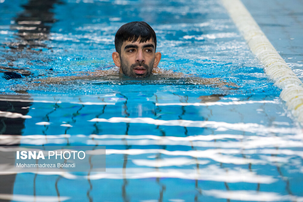 تمرین شناگران پارالمپیکی در کمپ تیم‌های ملی کشتی